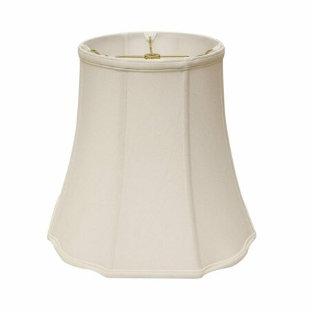 ESTALLAR 14 in. Premium Octagon Monay Shantung Lampshade, White ES3100985